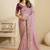 Lavender party wear tissue saree with designer blouse fabric