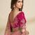 Pink party wear tissue saree with designer blouse fabric