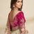 Off-white party wear tissue saree with designer blouse fabric