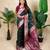 banarasi jaal zari woven silk blend saree