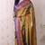 soft tussar silk blend pichwai traditional printed zari woven saree