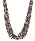 Smart and Stunning Multi Colour Fine Beads Neckpiece