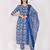 Women's cotton blend  floral printed kurta & pant with dupatta