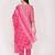Women's cotton blend jaipuri printed kurta & pant with dupatta