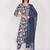 Women's cotton blend  floral printed kurta & pant with dupatta