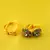 Gold And Silver Platted Toe Ring