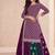 designer blooming chinon based magenta gharara suit for women