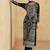 pakistani suit for women black color chinon fabric-Full Stitched free size