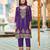 all new purple peplum style suit for women wedding wear