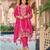 all new pink peplum style suit for women wedding wear