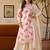 Women's Gorgeous Embroidery Chinon Fabric Straight Kurta Palazzo and Dupatta Set