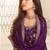designer jacquard purple palazzo suit for women ethnic wear