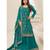 designer jacquard sky blue palazzo suit for women ethnic wear