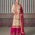 elegant chinon based pink salwar kameez for women