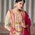 elegant chinon based pink salwar kameez for women