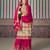 elegant chinon based pink salwar kameez for women