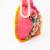 Pink embroidered potli bag