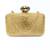 Gold embroidered clutch