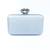 Silver floral embroidered clutch