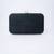 Black embroidered clutch