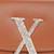 Tan customised 'x' leather clutch