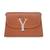 Tan customised 'y' leather clutch