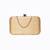Gold beads embroidered clutch