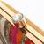 Multicolor sequin embroidered clutch
