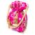 Pink sequin embroidered potli bag