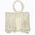 White pearl embroidered potli bag