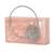 Baby pink Stone clutch
