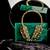 Green Stone clutch