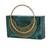 Dark green Stone clutch