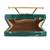 Dark green Stone clutch