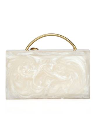 Beige Stone clutch 4