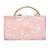Baby pink Stone clutch