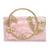 Baby pink Stone clutch
