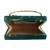 Dark green stone clutch