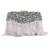 Grey stone embroidered clutch