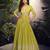 party wear parrot green viscous silk anarkali suit for women