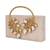 Beige stone clutch