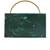 Dark green stone clutch