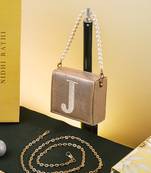 Gold customised 'j' synthetic clutch