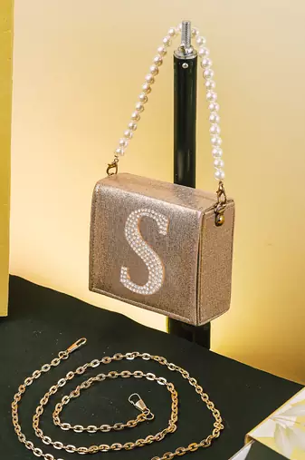 Gold customised 's' synthetic clutch