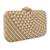 Gold beads embroidered clutch