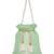 Green sequin embroidered potli bag