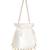 White sequin embroidered potli bag