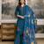 Cotton Silk Hand Work Embroidery Kurta Palazzo Set with Printed Dupatta 