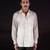 White plain silk shirt