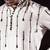 White embroidered silk kurta set